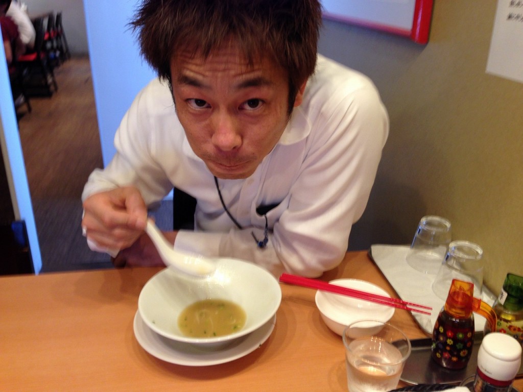 スープまで完食した近藤さん