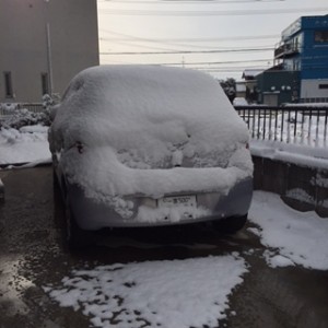 一宮市の積雪