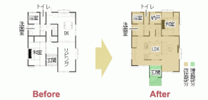 リフォーム間取図