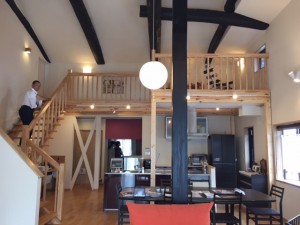 ロフトのあるLDK