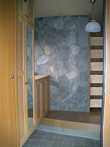 鉄平石を張る01