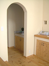 塗り壁を楽しむ