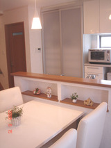 川島邸キッチン棚