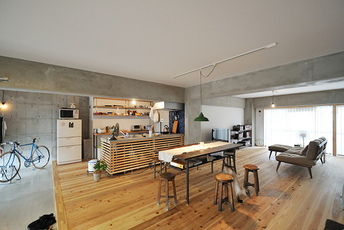 ひとり暮らしをとことん楽しむ男のワンルームリフォーム 名古屋のリフォームとリノベーション モアリビング