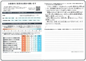 アンケート用紙