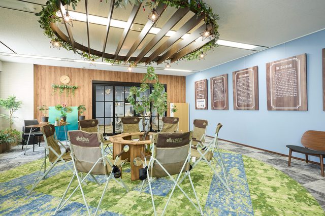 栄・ナディアパークの本社の打ち合わせスペース