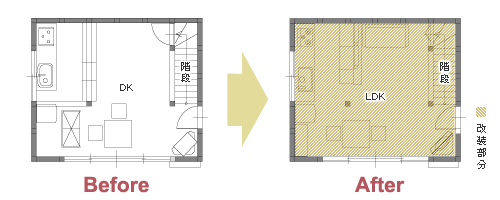 毎日が楽しい！ お気に入りに囲まれたシックな住まい　平面図