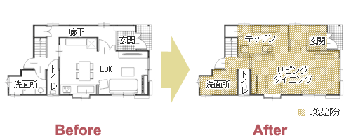 親子の絆が深まる コミュニケーション抜群の住まい　平面図