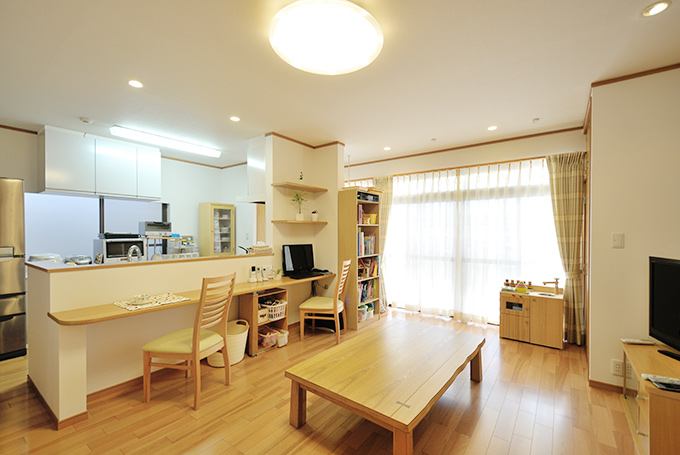 間取り変更でゆったりと暮らせる明るい二世帯住宅