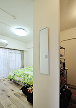 中古マンション+リフォームだから実現した理想の住まい　寝室