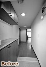 マンションリフォームで実現！明るくて高級感のあるLDK（リフォーム前）
