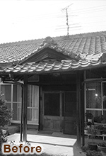 スケルトンリフォーム×耐震補強で新婚世帯のカフェ風空間に（リフォーム前）