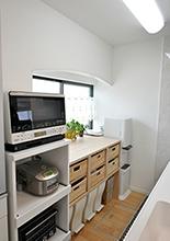 玄関の増築とオリジナル洗面で心にゆとりとワクワクを　キッチン