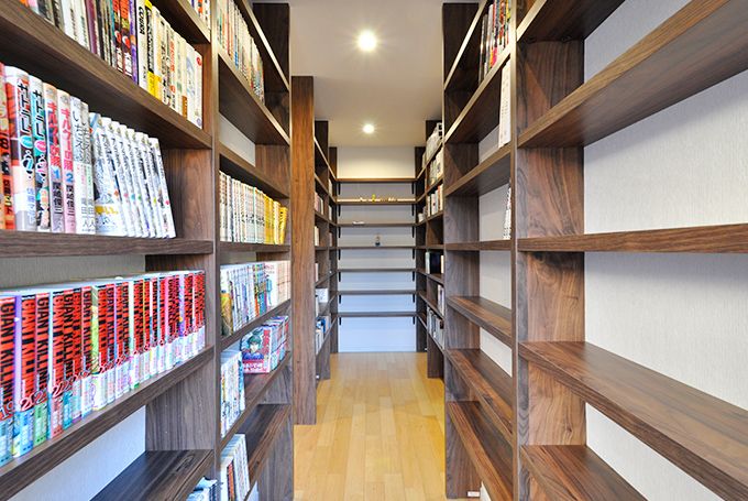 ご実家をリノベーションで図書館のような書斎がある住まいに