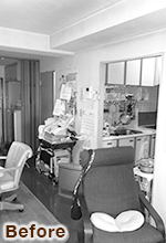 約30年間暮らしてきたマンションのリフォーム 60代ご夫婦が次の20年を考えた住まい（リフォーム前）