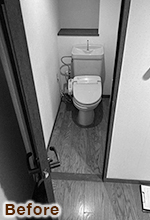 戸建住宅からマンションへの住み替え 中古物件をリフォームで新築のような仕上がりに（リフォーム前）