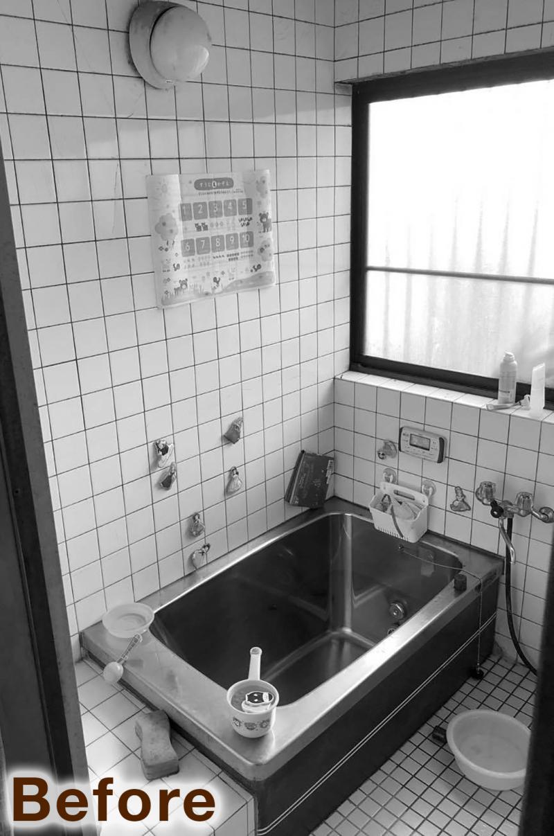 共働き夫婦にうれしい家事ラクな住まい 淡いグレイッシュなインテリアでまとめて（リフォーム前）