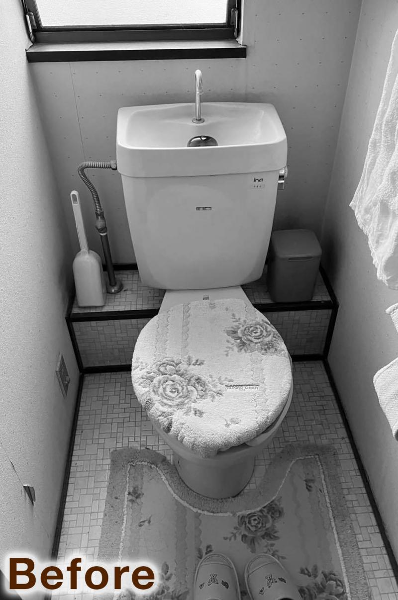 水まわり4点を刷新！キッチンは最上位モデルを採用し機能性とデザイン性がアップ（リフォーム前）