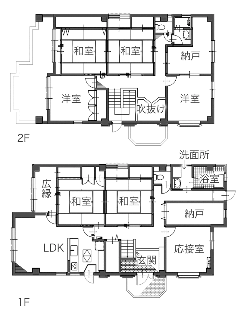 ご実家をライフスタイルに合わせて部分リフォーム 補助金活用でコストを削減　平面図
