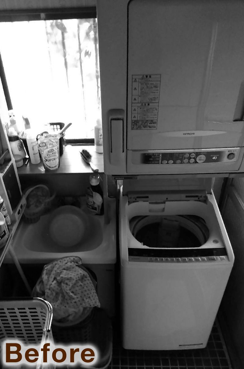 廊下をなくして、家族のつながりを感じられる 開放的なワンルームLDKリフォーム（リフォーム前）
