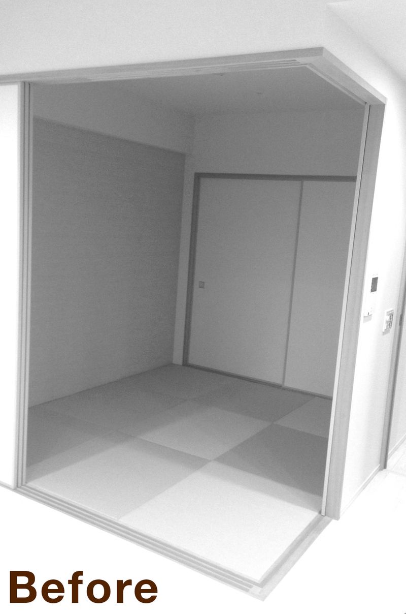 こだわり建具と収納充実で叶える心地よいマンションリフォーム（リフォーム前）