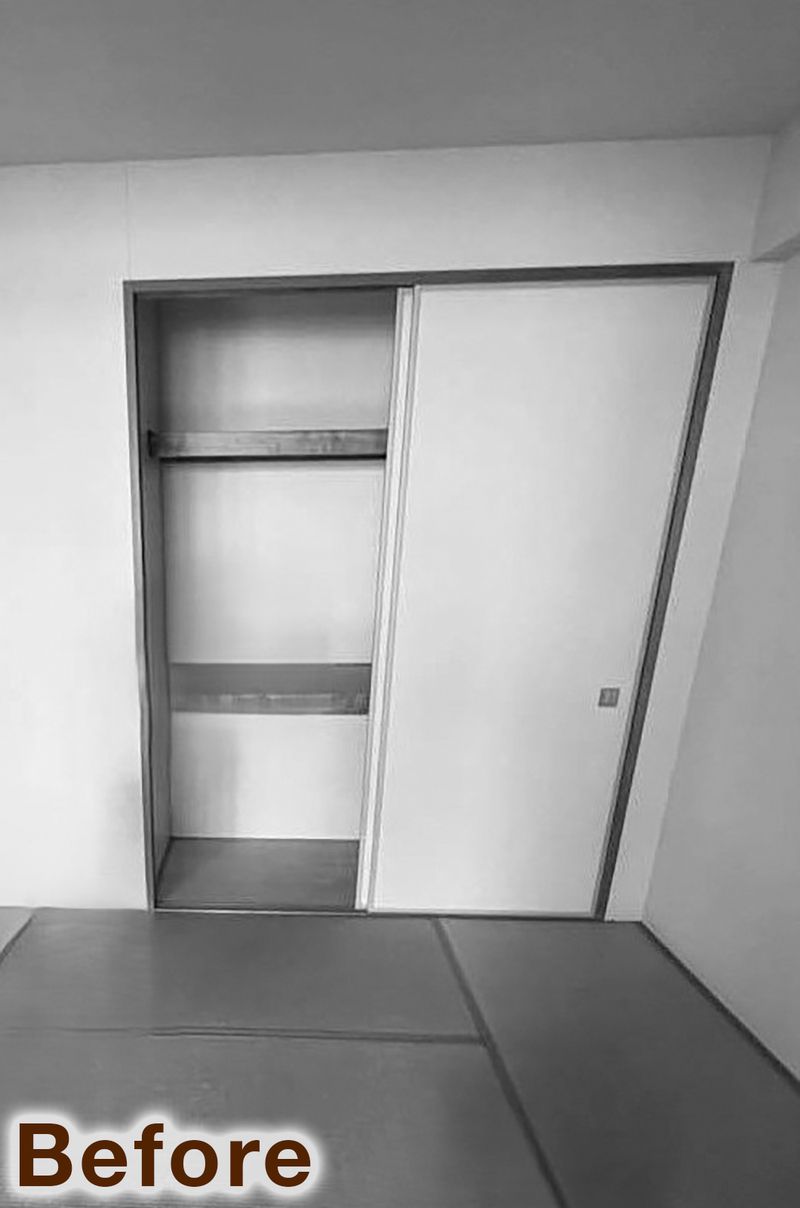 天然木とグレーが調和する上質マンションリノベ（リフォーム前）