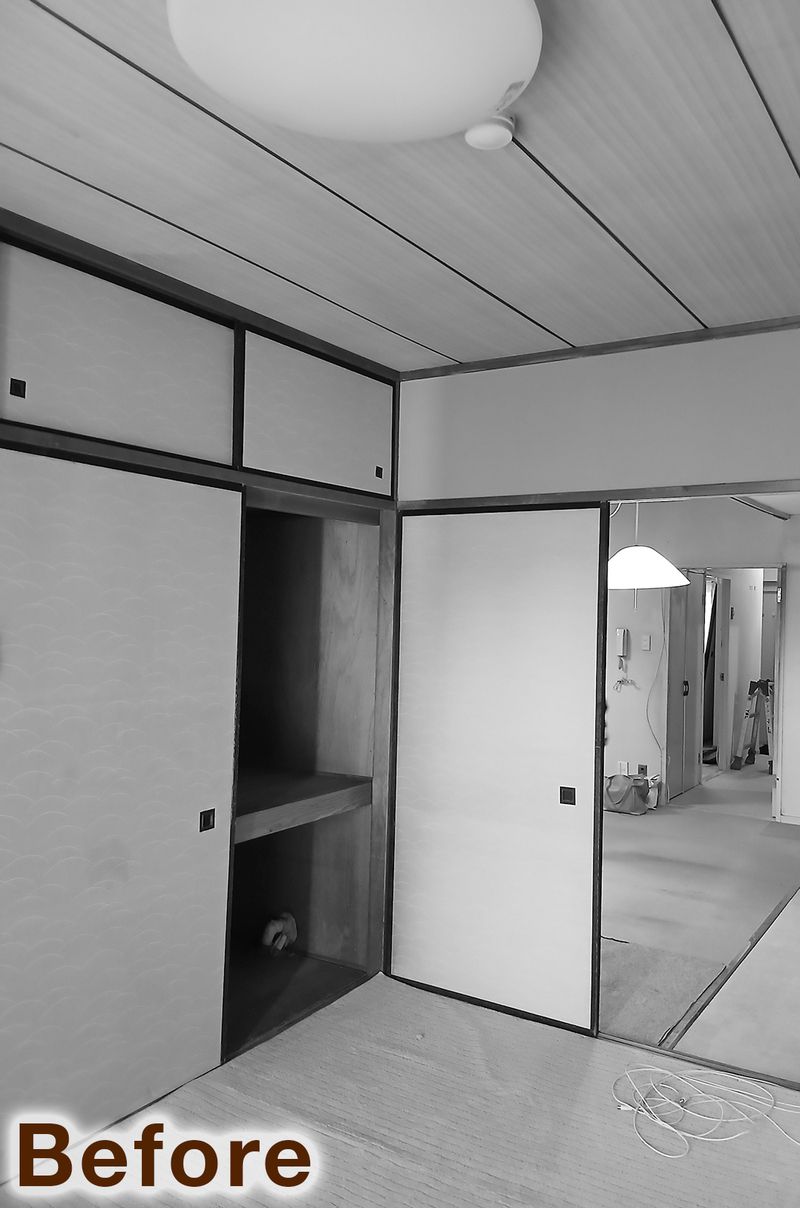 風が通り抜ける広々LDKへ、思い出の実家マンションを再生（リフォーム前）
