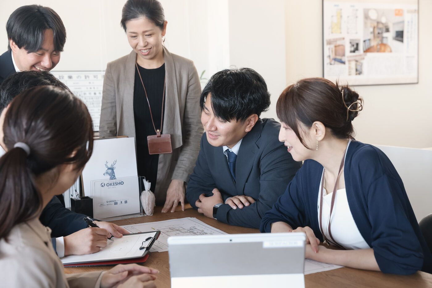 お住まいにうかがい、現況を確認しているところ